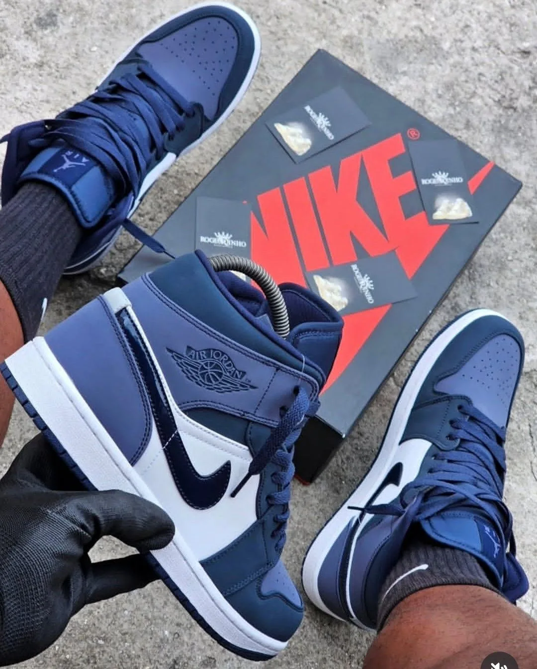 Jordan Retro 1 Azul Morada