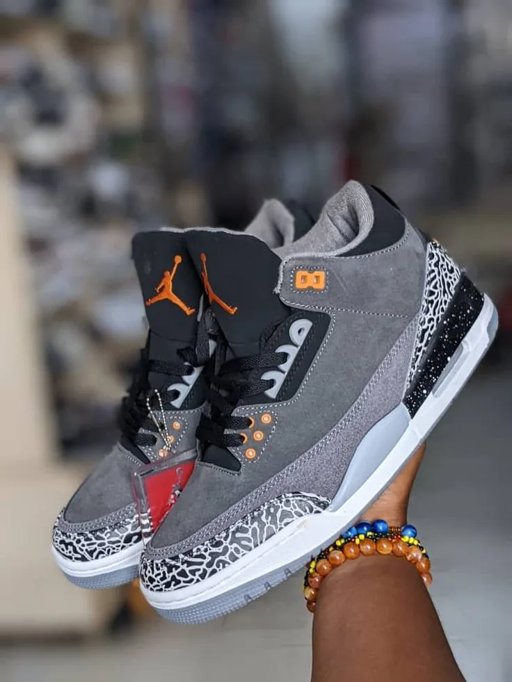 Jordan Retro 3 Gris