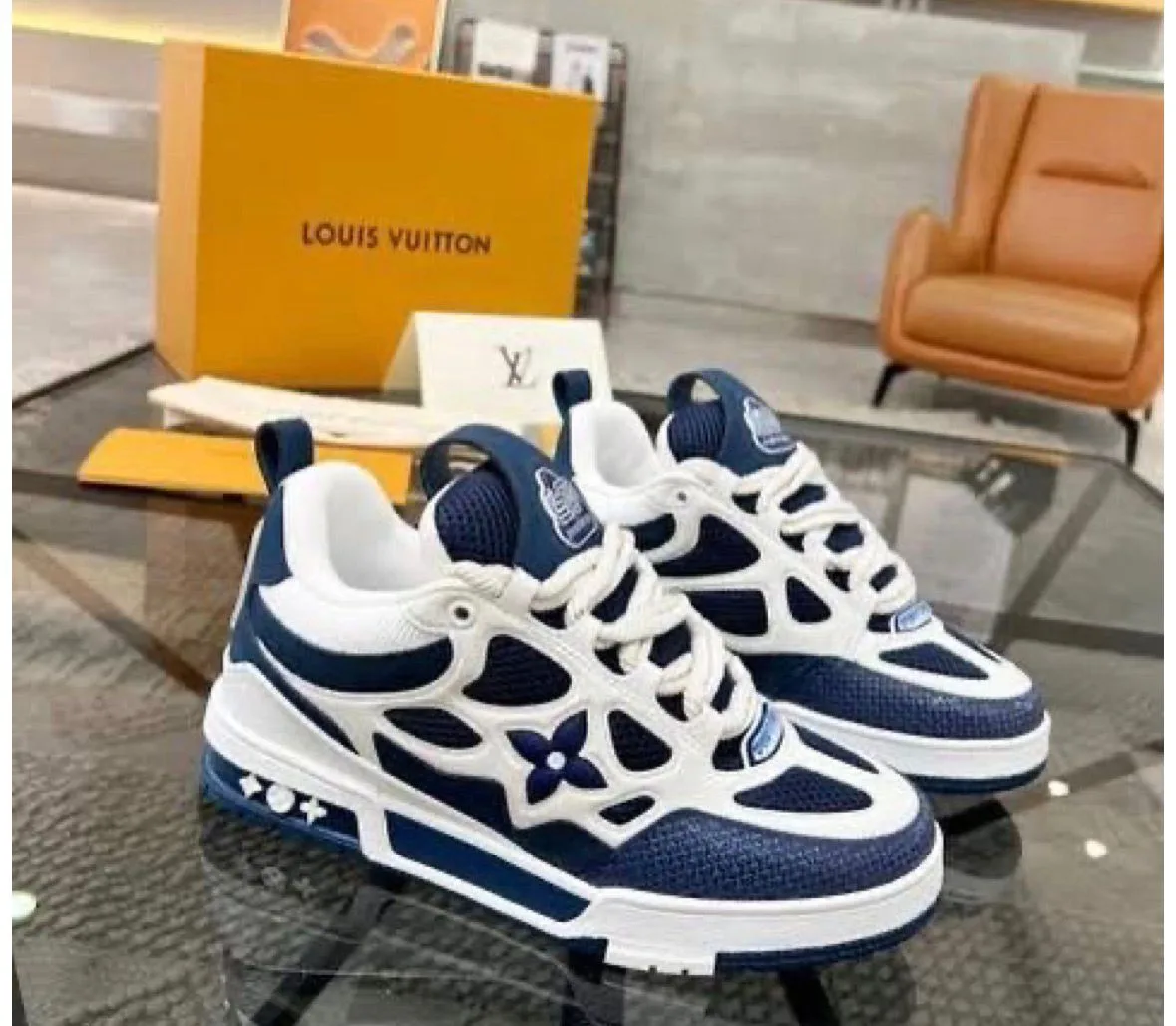 LV Skate Azul Blanca