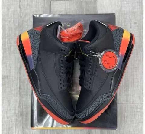 Jordan Retro 3 Balvin Negra