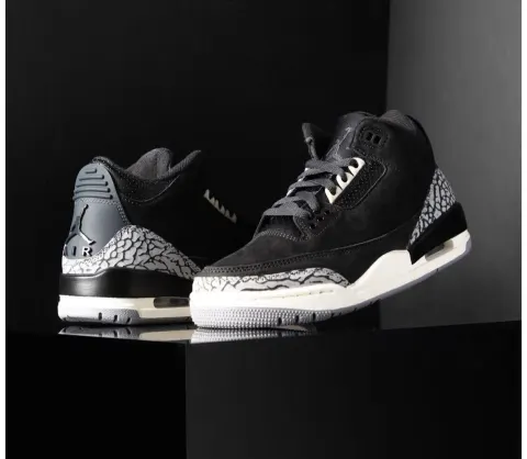 Jordan Retro 3 Negra Beige